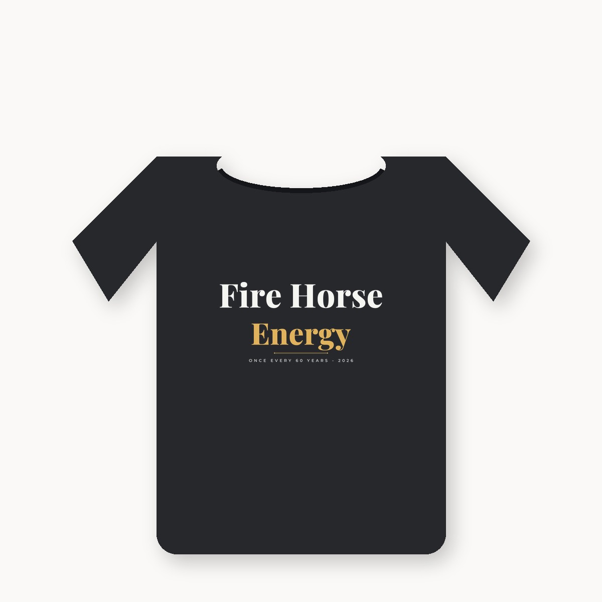 Fire Horse Energy graphic t-shirt