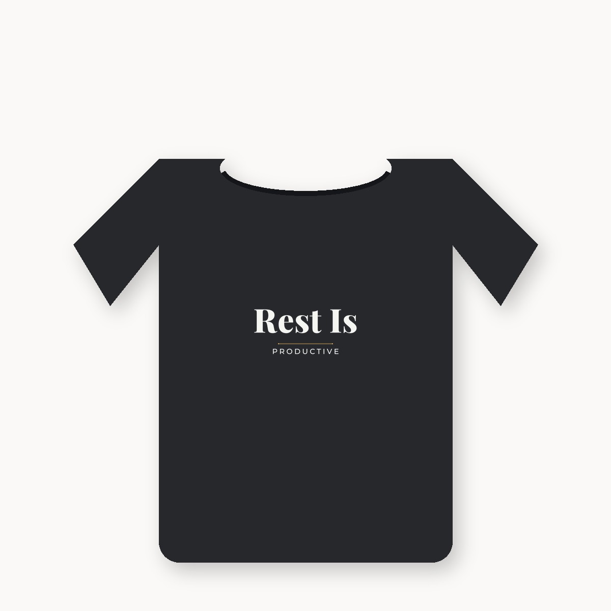 Rest Is Productive graphic t-shirt
