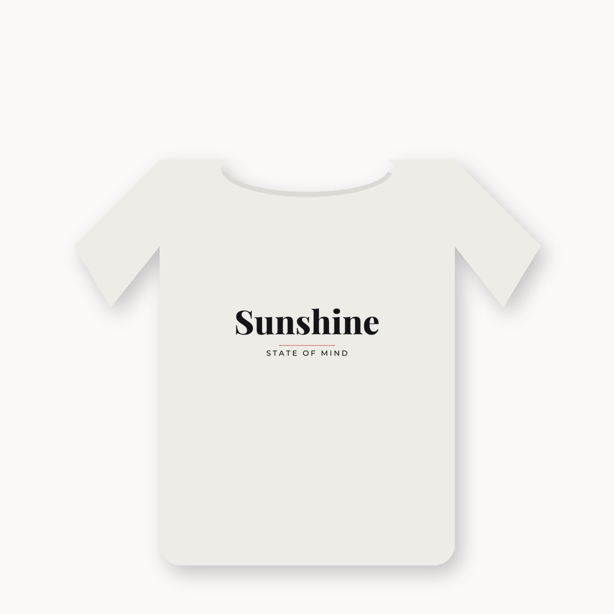 Sunshine State Of Mind graphic t-shirt — alternate color